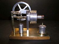 Stirling-Motor Typ Gamma